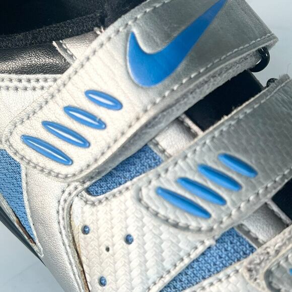 Nike Altea II Road Cycling Bike Shoes Silver Blue Black Women 7 - Picture 11 of 14